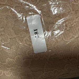 Lace Trim Tan Bra